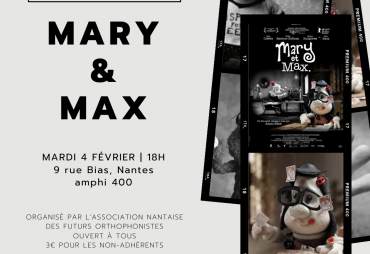 Ciné-conférence “Mary et Max” à Nantes